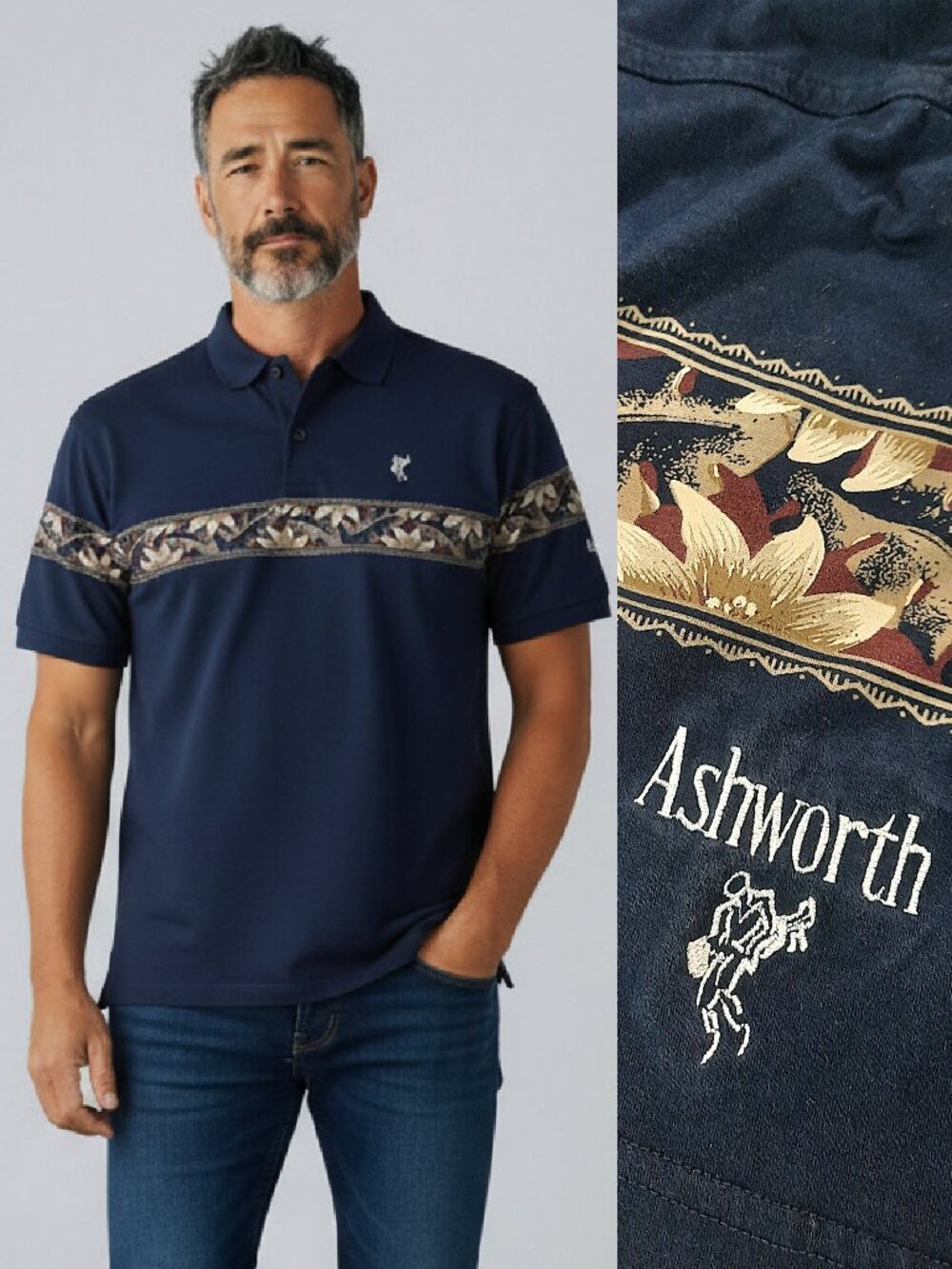 100% cotton golf shirt - Ashworth brand